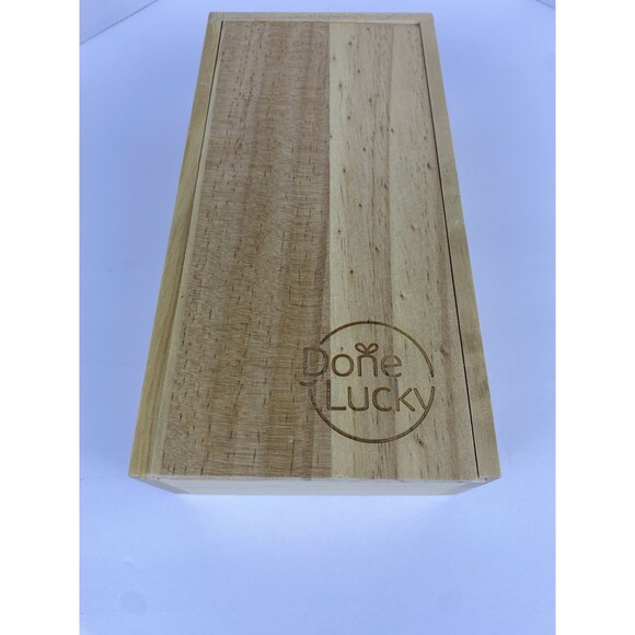 NEW BBQ SPICE Meat Rub  DONE LUCKY * Gift Set  * in Premium Wooden Box Set of 6 - Picture 7 of 9